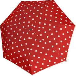 T.020 Small Manual - Taschenschirm Regenschirm (dot art red)