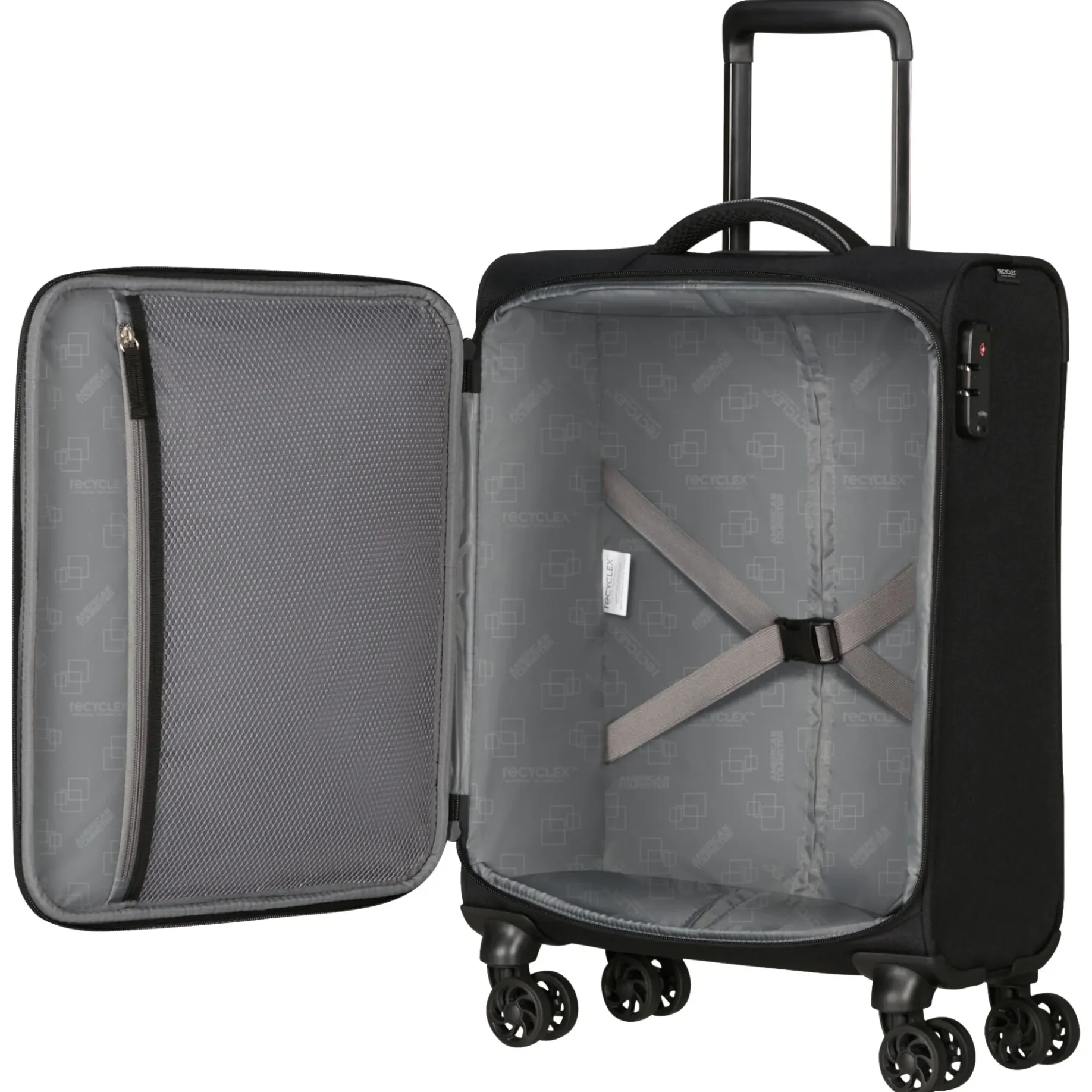 Take2Cabin - 4-Rollen-Kabinentrolley 55 cm (schwarz)