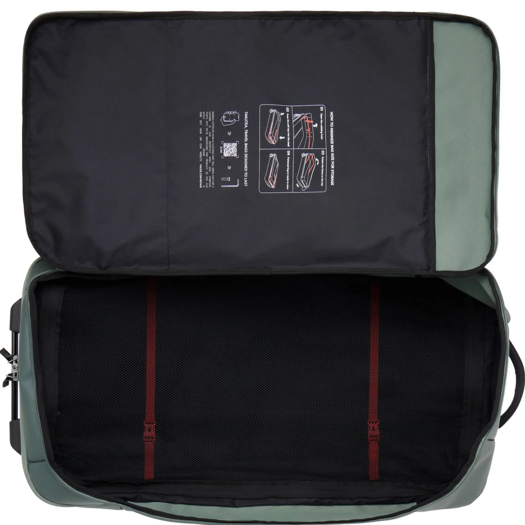 Takutea 90 - Rollenreisetasche L 77 cm (agave)
