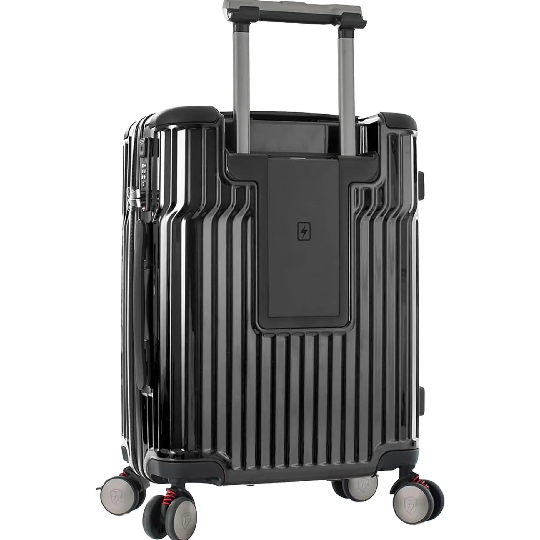 Tekno - 4-Rollen-Kabinentrolley S 15.6" 53 cm USB (black)