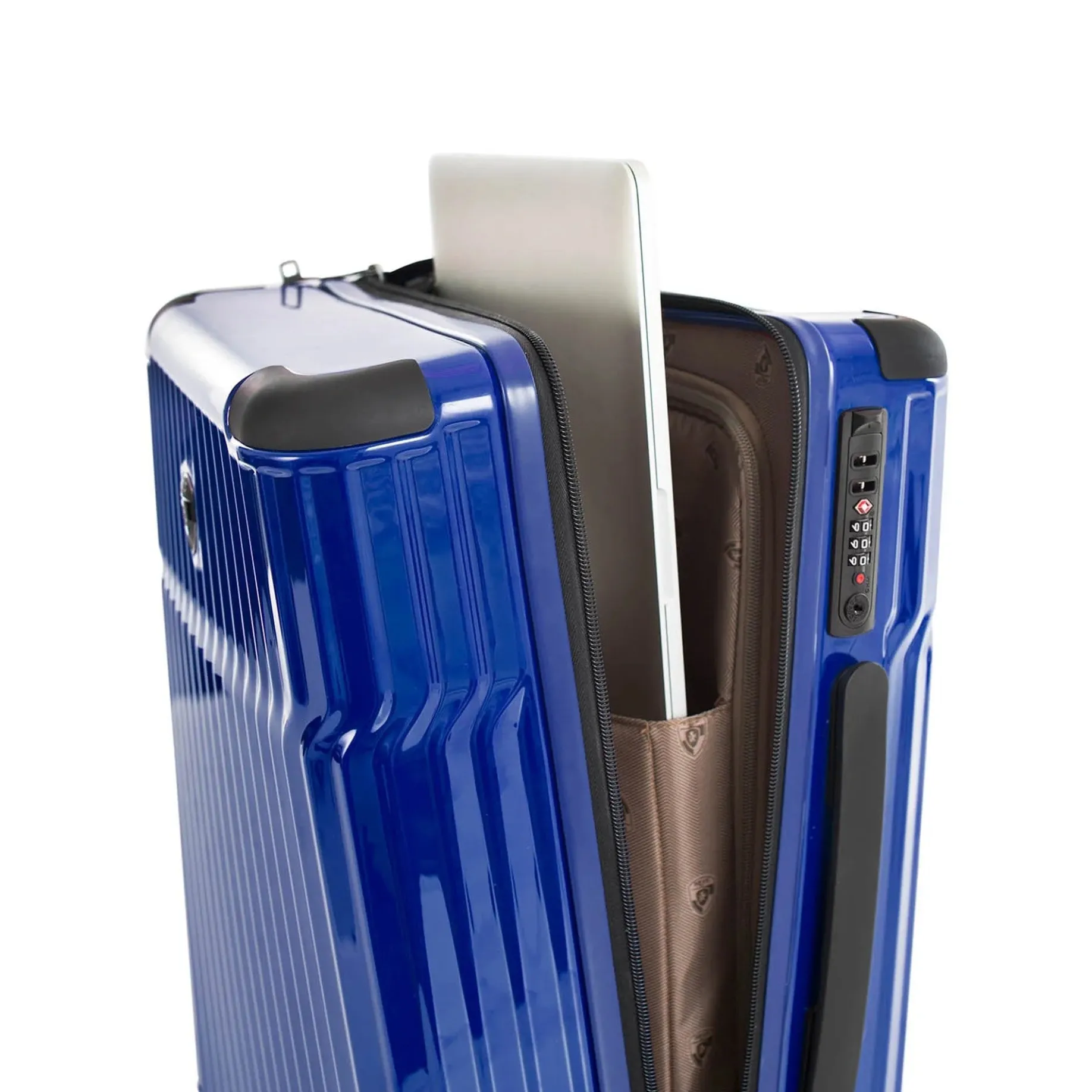 Tekno - 4-Rollen-Kabinentrolley S 15.6" 53 cm USB (blue)