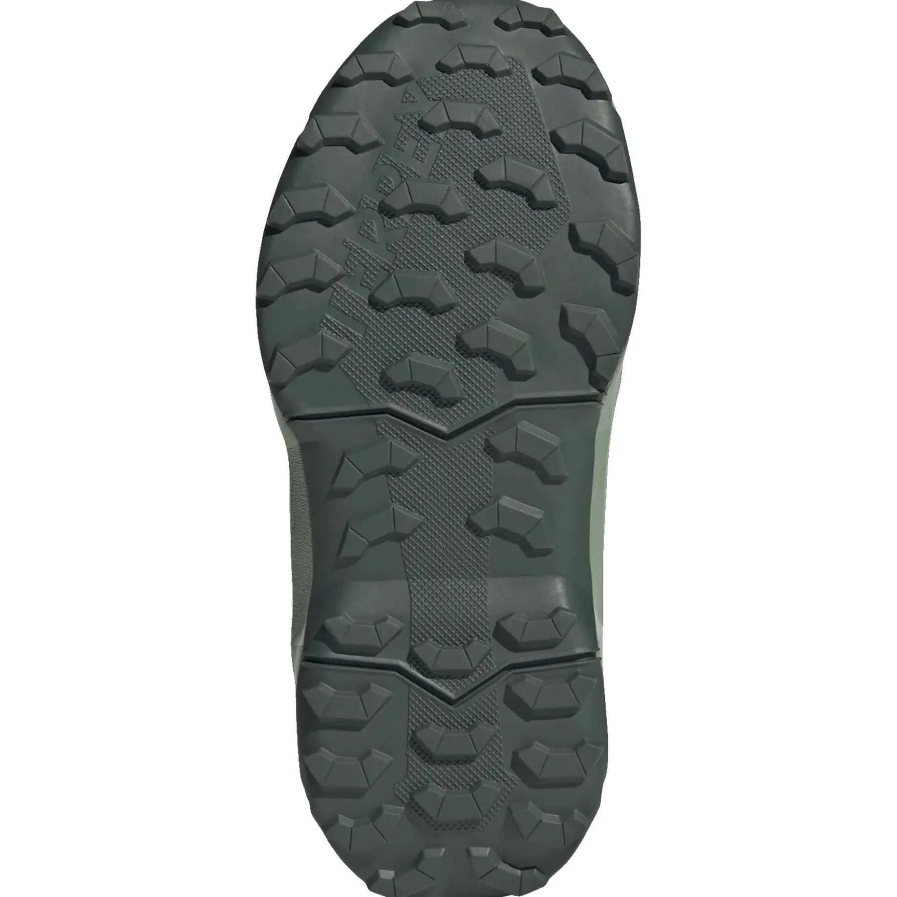 Terrex AX4R Mid Rain - Wanderschuh Kids (silver green/linen green/preloved fig, 38 2/3)