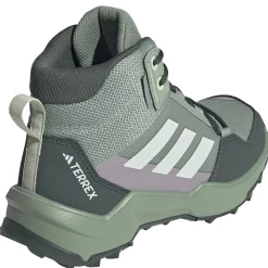 Terrex AX4R Mid Rain - Wanderschuh Kids (silver green/linen green/preloved fig, 38 2/3)