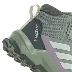 Terrex AX4R Mid Rain - Wanderschuh Kids (silver green/linen green/preloved fig, 37 1/3)