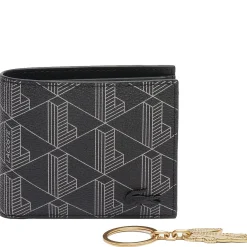 The Blend Geschenkset - Geldbörse 3cc und Schlüsselring (monogram noir gris)