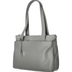 Timeless - Shopper 35 cm Rindsleder (kiesel)