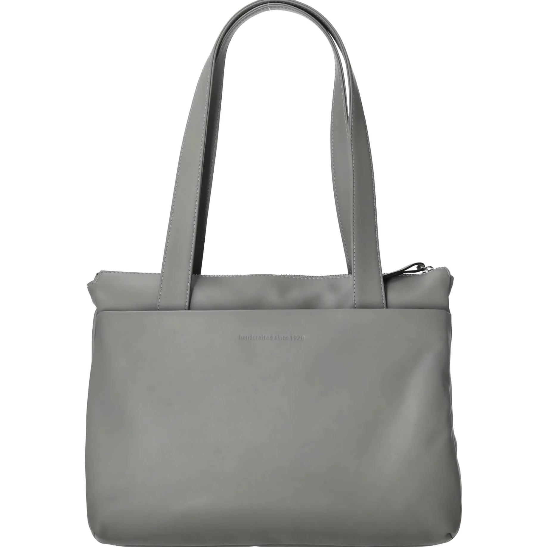 Timeless - Shopper 35 cm Rindsleder (kiesel)