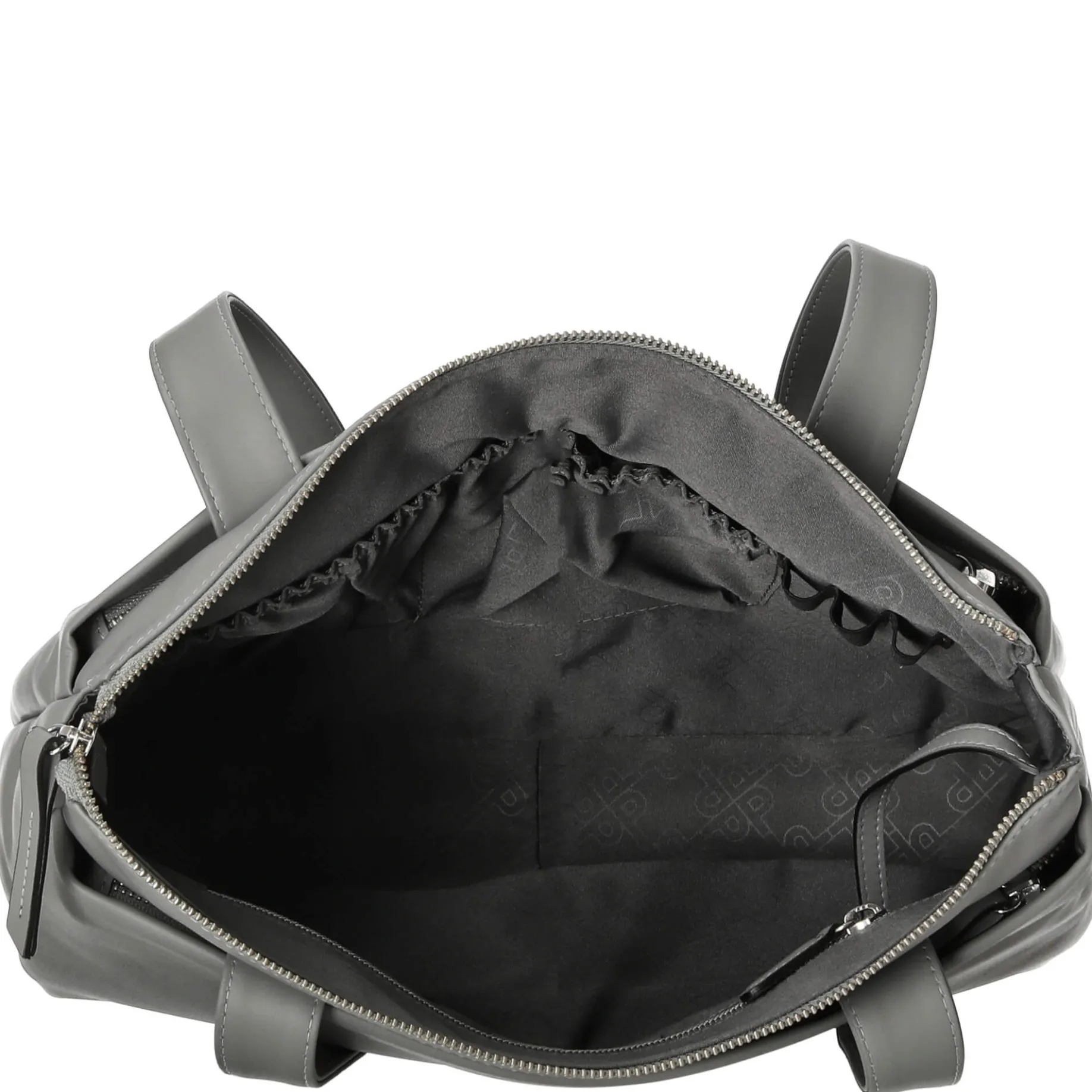 Timeless - Shopper 35 cm Rindsleder (kiesel)