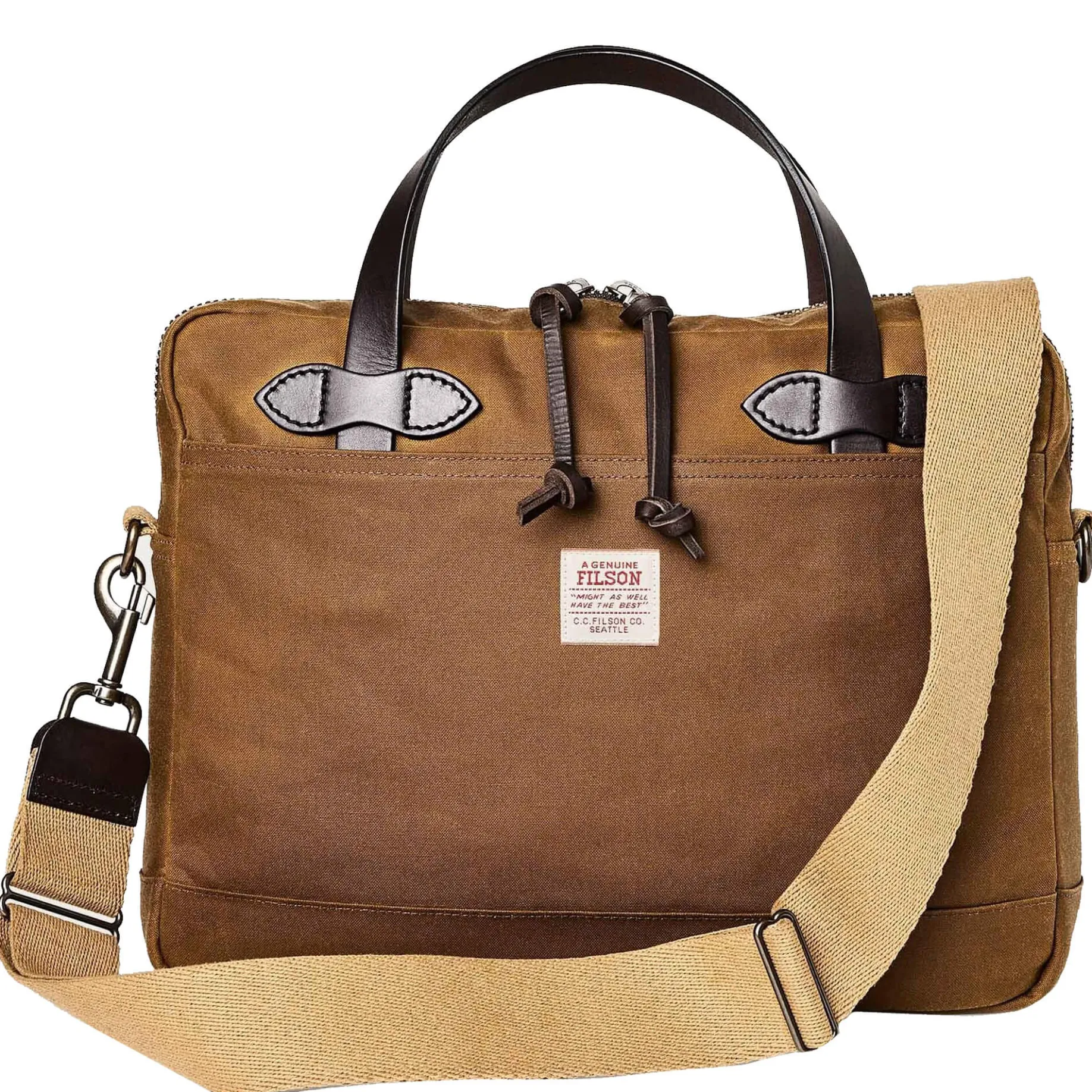 Tin Cloth - Aktentasche 15.6" 45 cm (dark tan)