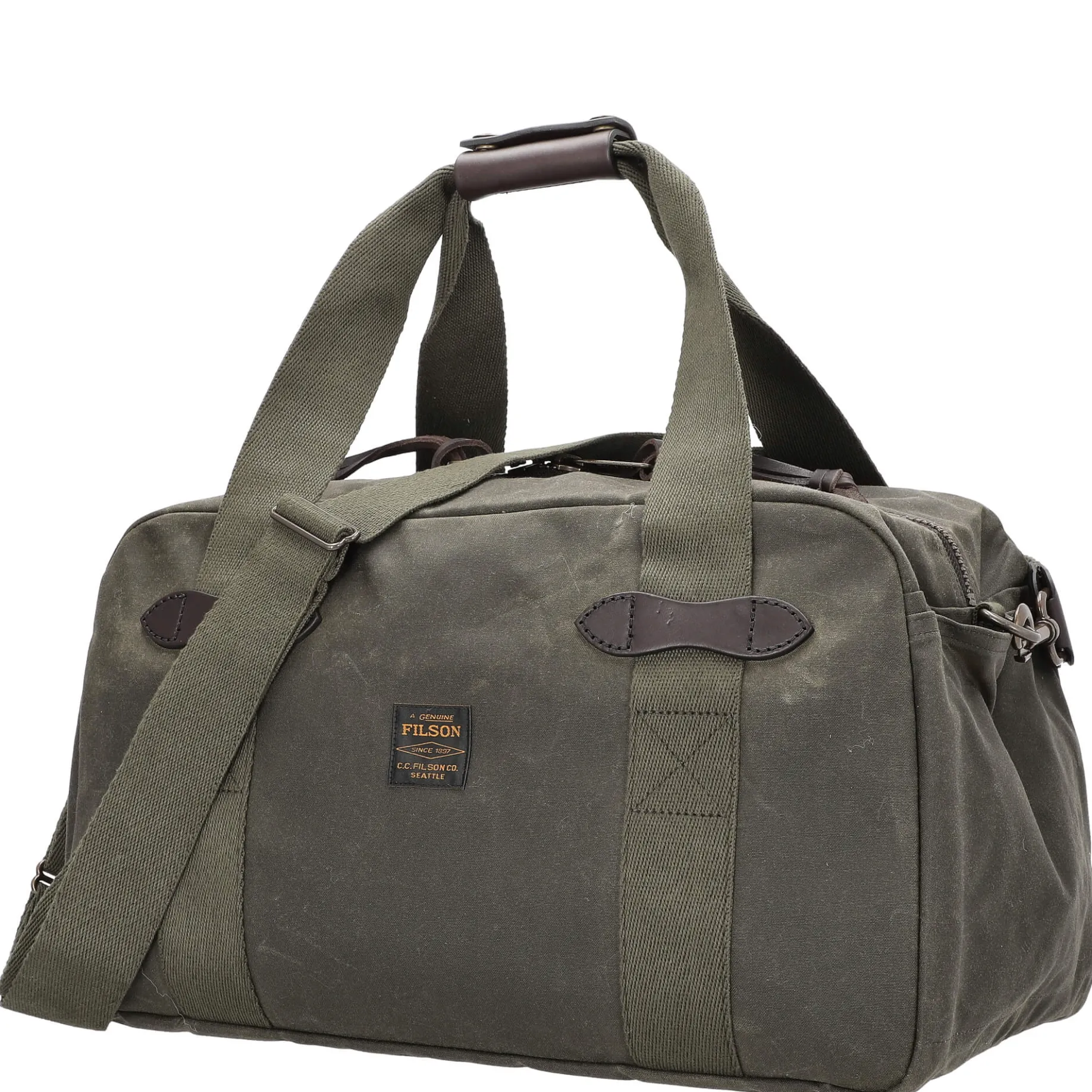 Tin Cloth- Reisetasche S 46 cm (otter green)