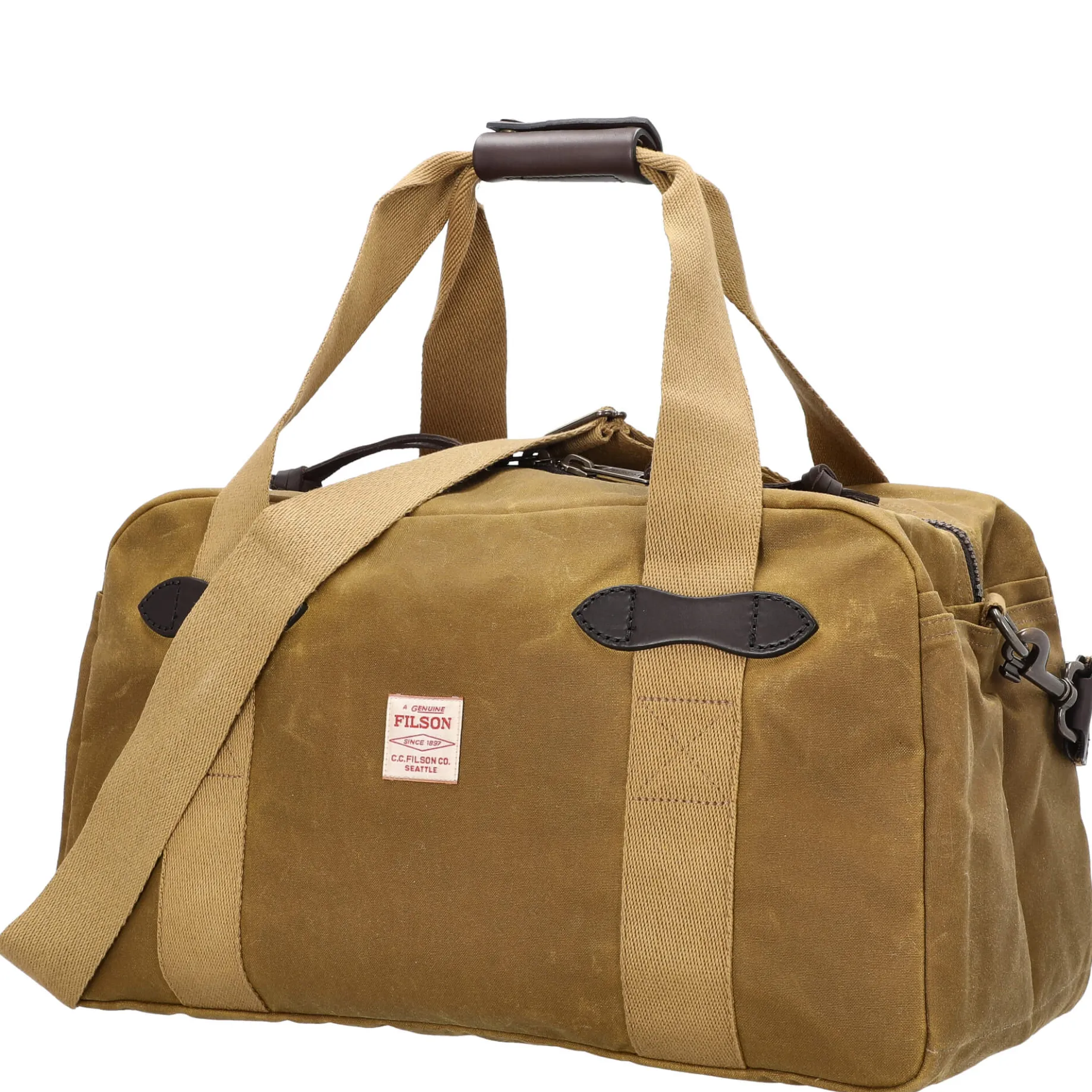 Tin Cloth- Reisetasche S 46 cm (dark tan)