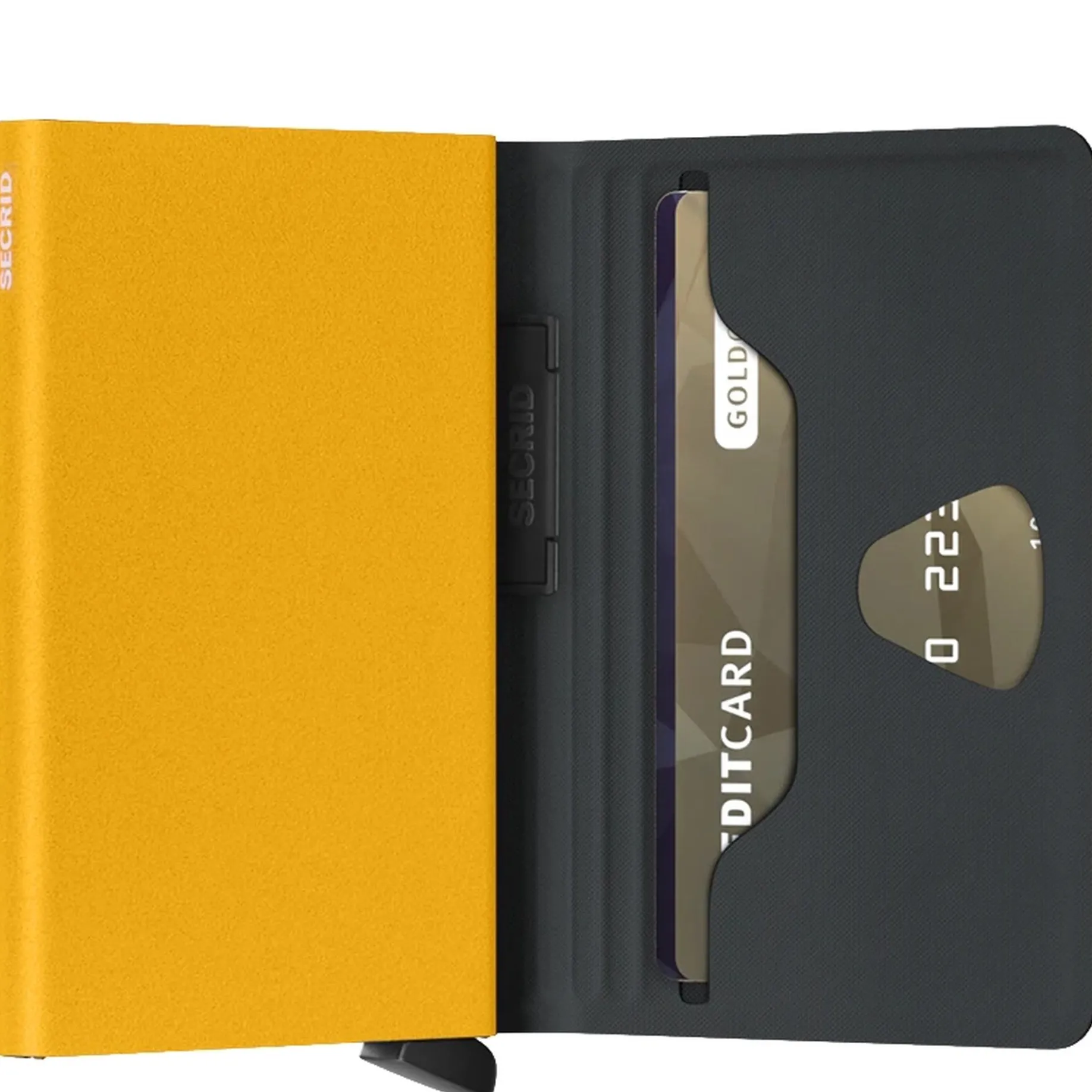 TPU Bandwallet - Geldbörse 4cc RFID 10 cm (black-ochre)