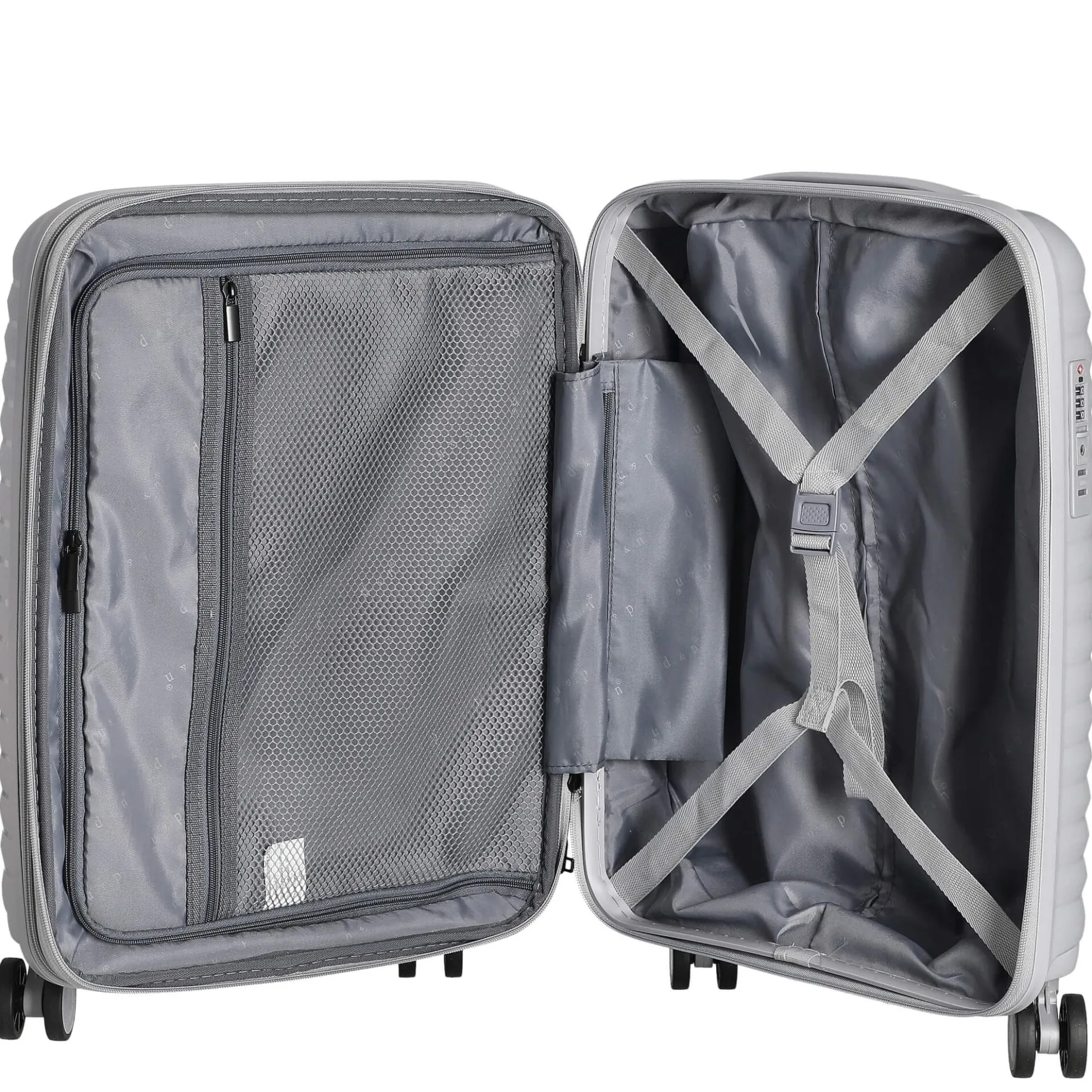 Travel Line 4500+ - 4-Rollen-Kabinentrolley S 55 cm erw. (grau)