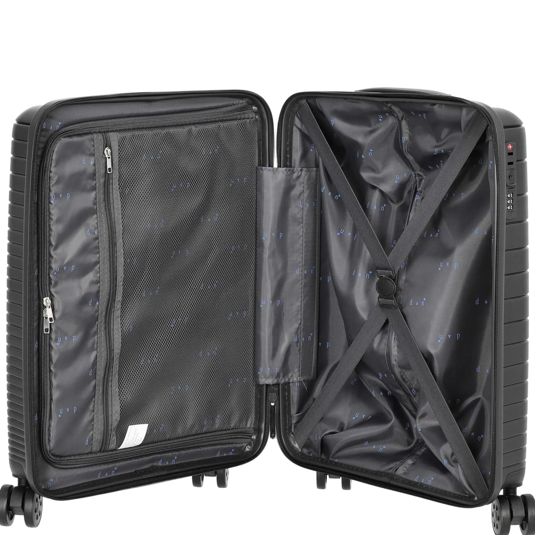 Travel Line 4600 - 4-Rollen-Kabinentrolley S 55 cm (black)
