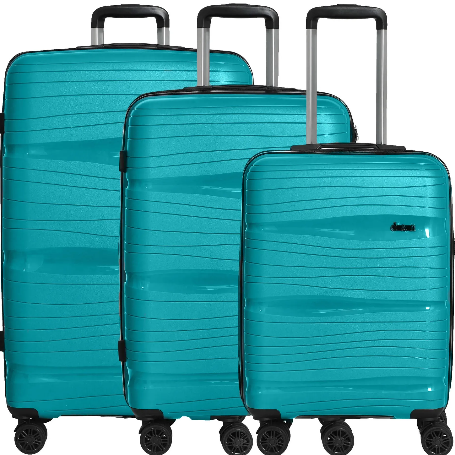 Travel Line 4300 - Trolley-Set 3tlg. (petrol)