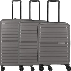 Trient - 4-Rollen-Trolley Set 3tlg. (anthrazit)