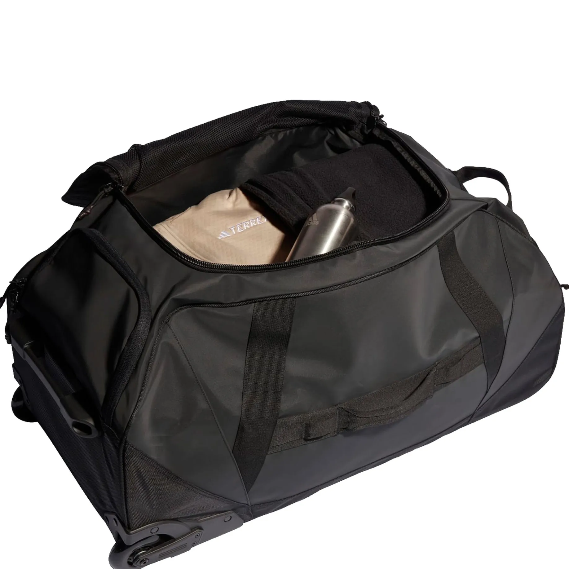Trolley L - Rollenreisetasche 75 cm (black/white)