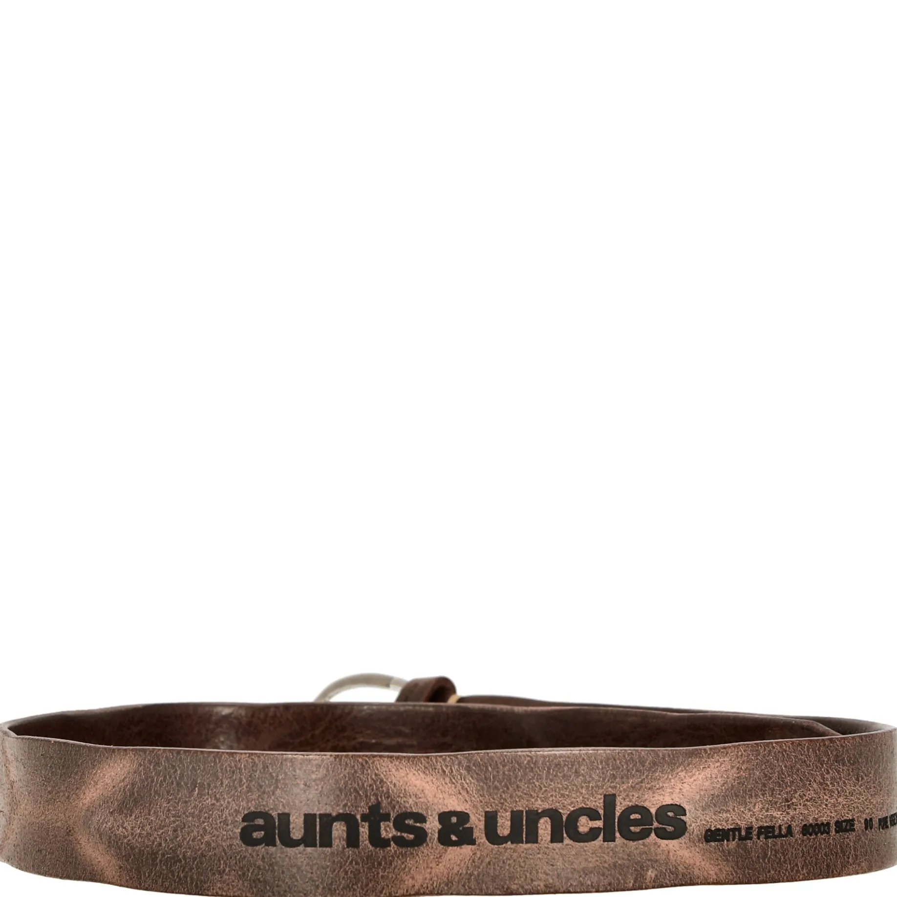 Trousers Pride Gentle Fella - patch Ledergürtel (dark brown, 85 cm)