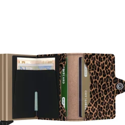 Twinwallet Leo - Geldbörse 16cc 10.2 cm RFID (beige)
