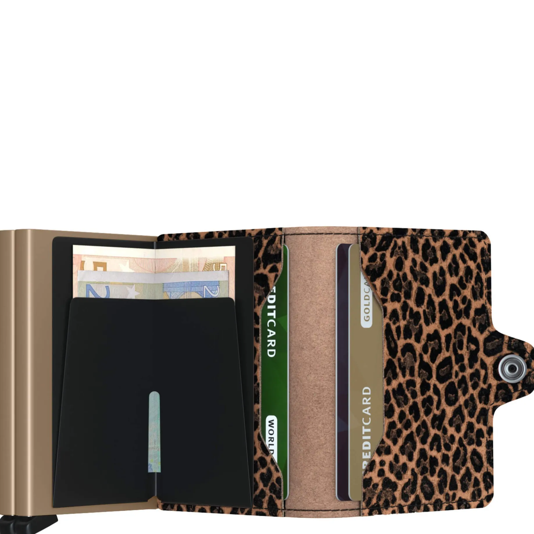 Twinwallet Leo - Geldbörse 16cc 10.2 cm RFID (beige)