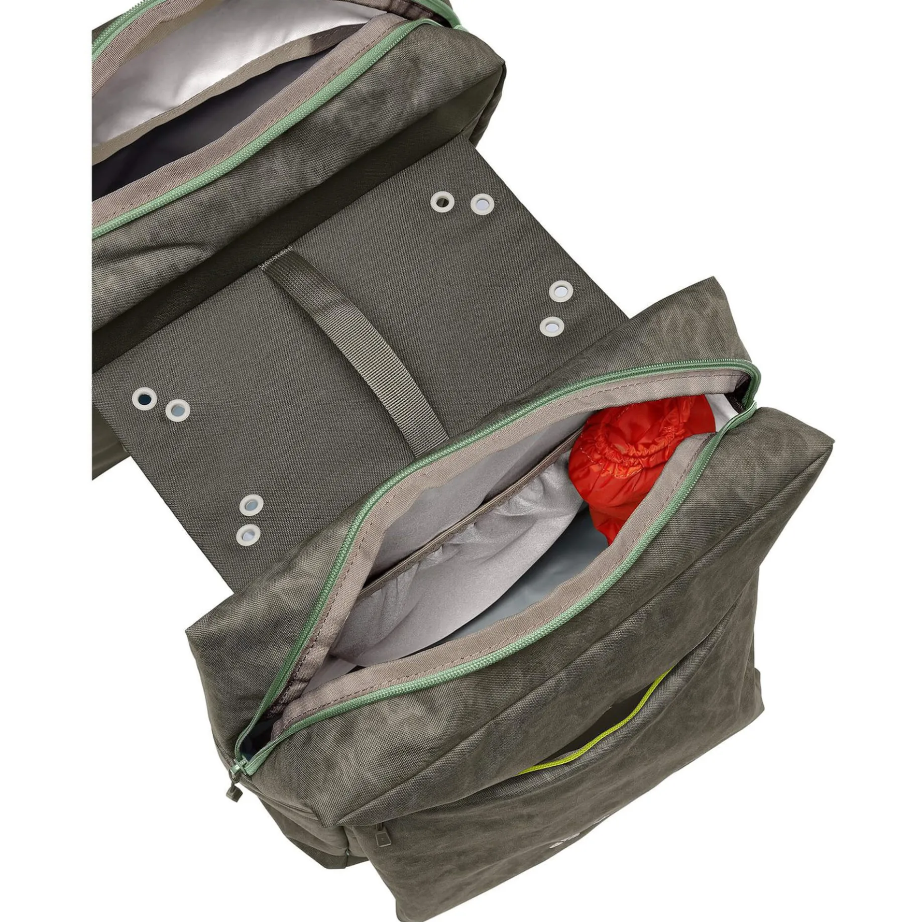 TwinZipper - Hinterradtasche (2x24L) 55 cm (khaki)