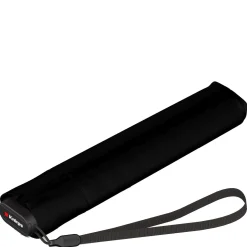 US.050 Ultra Light Slim Manual - Taschenschirm Regenschirm (black with rose coating)