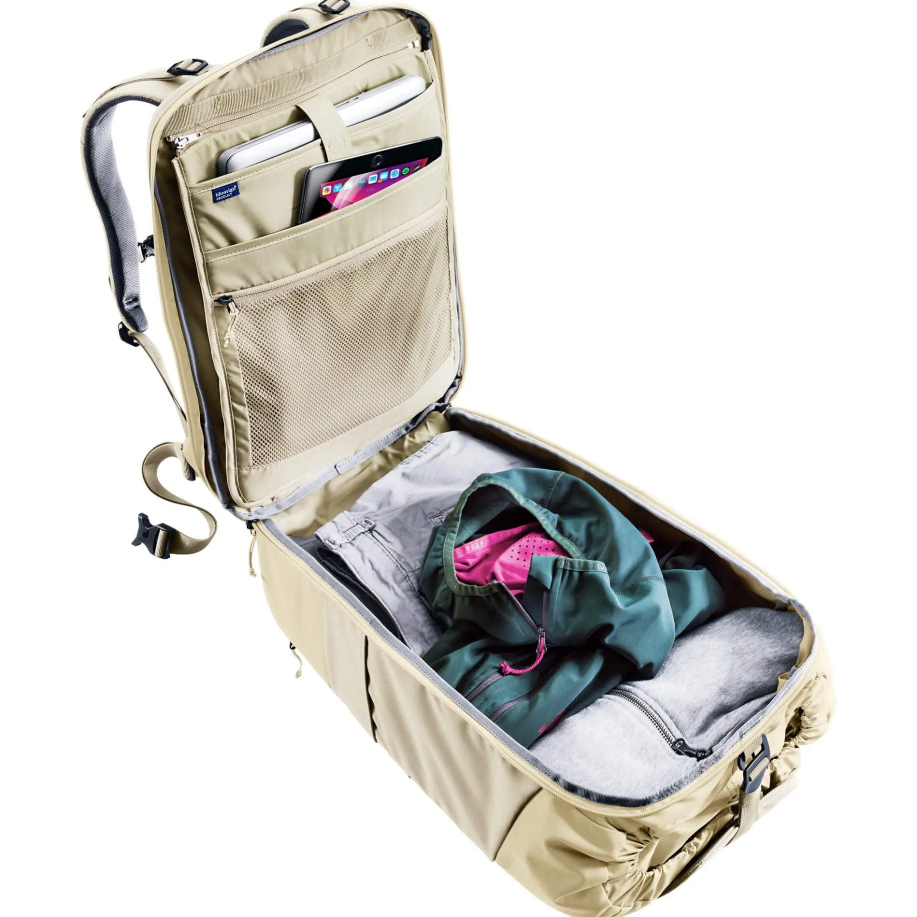 Utilion 34+5 - Rucksack 16" 53 cm erw. (bone-desert)