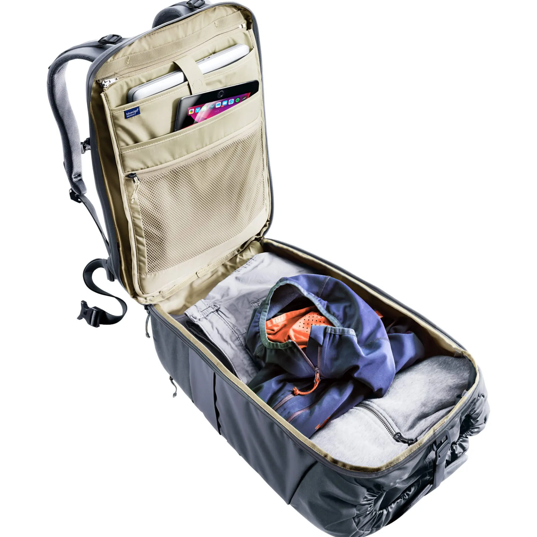 Utilion 34+5 - Rucksack 16" 53 cm erw. (black)