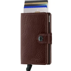 Vegetable Tanned Miniwallet - Geldbörse RFID 6.5 cm (espresso-brown)