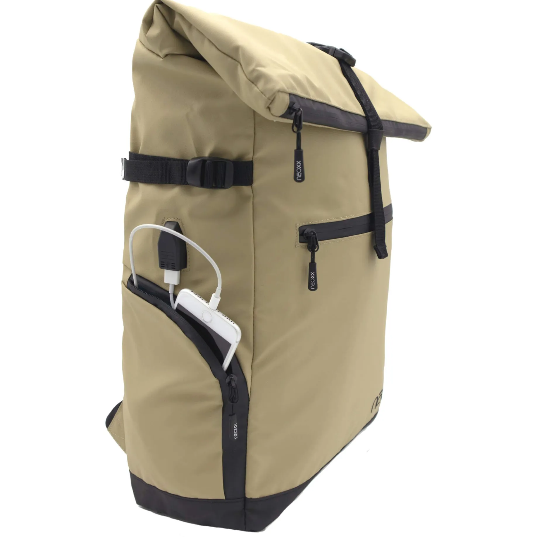 VIBE Roll Top - Rucksack 15" 45 cm USB (nomadic)