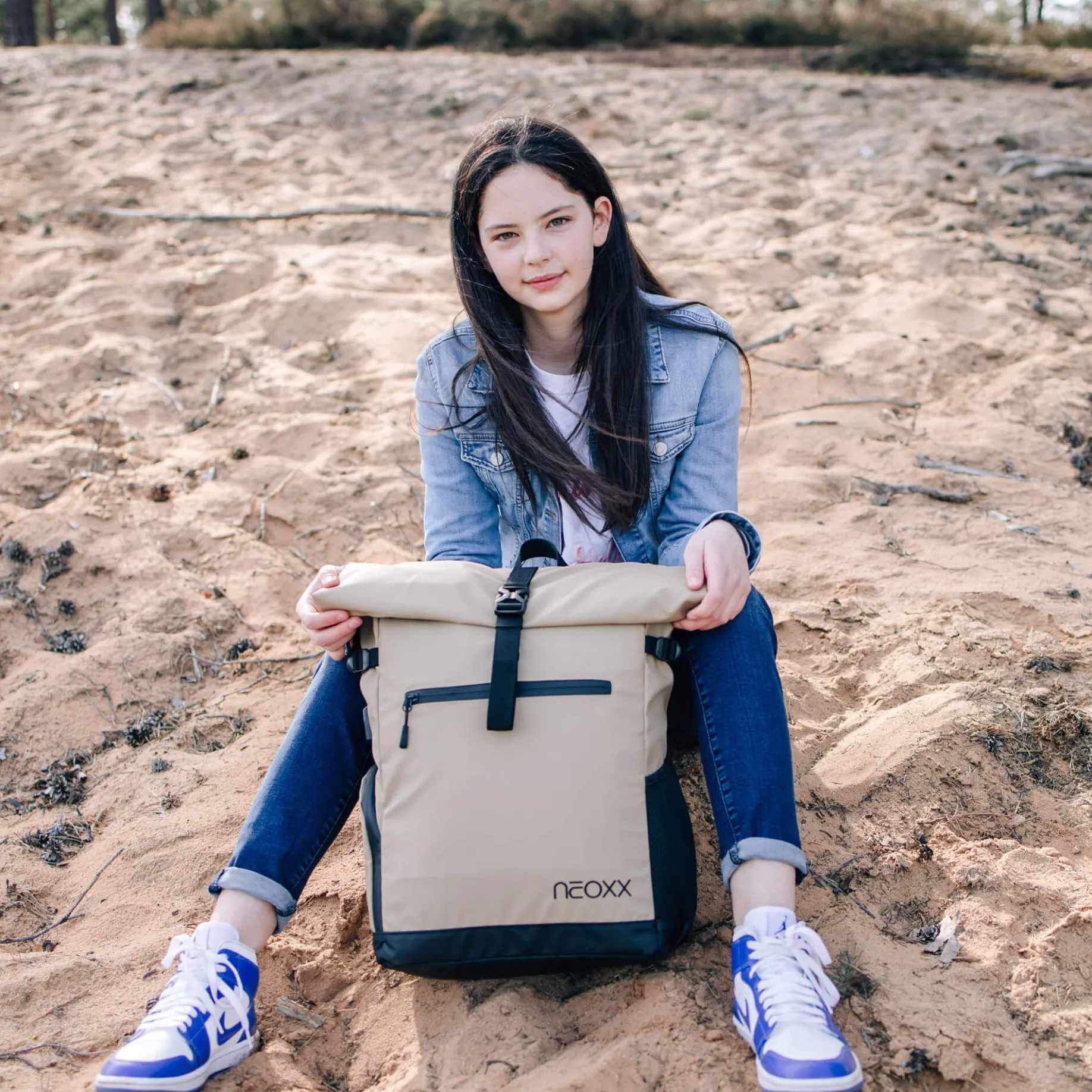 VIBE Roll Top - Rucksack 15" 45 cm USB (nomadic)