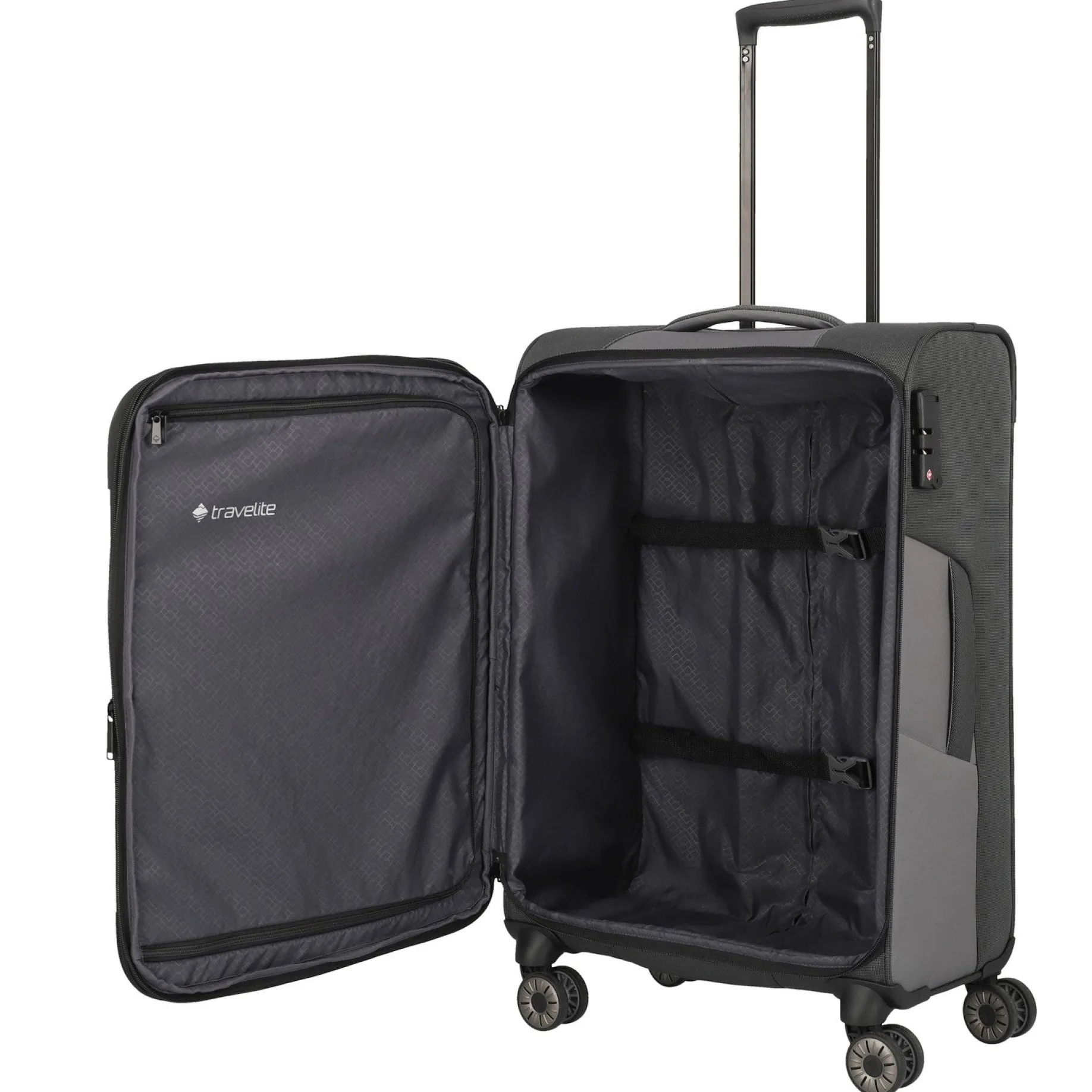 Viia - 4-Rollen-Trolley M 67 cm erw. (Schiefer)