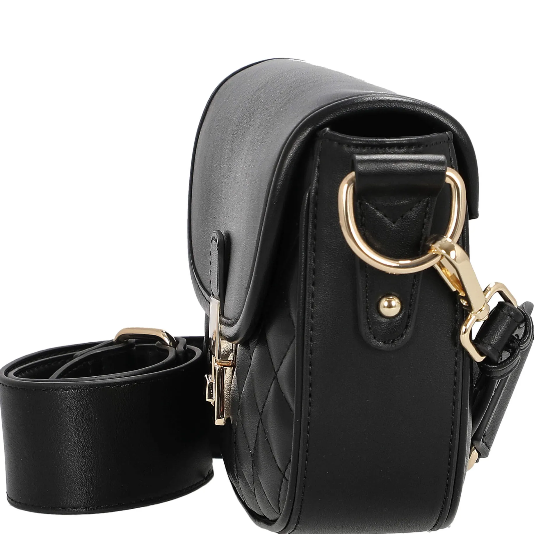 Viiala Crossbody - Umhängetasche 26 cm (black quilted)