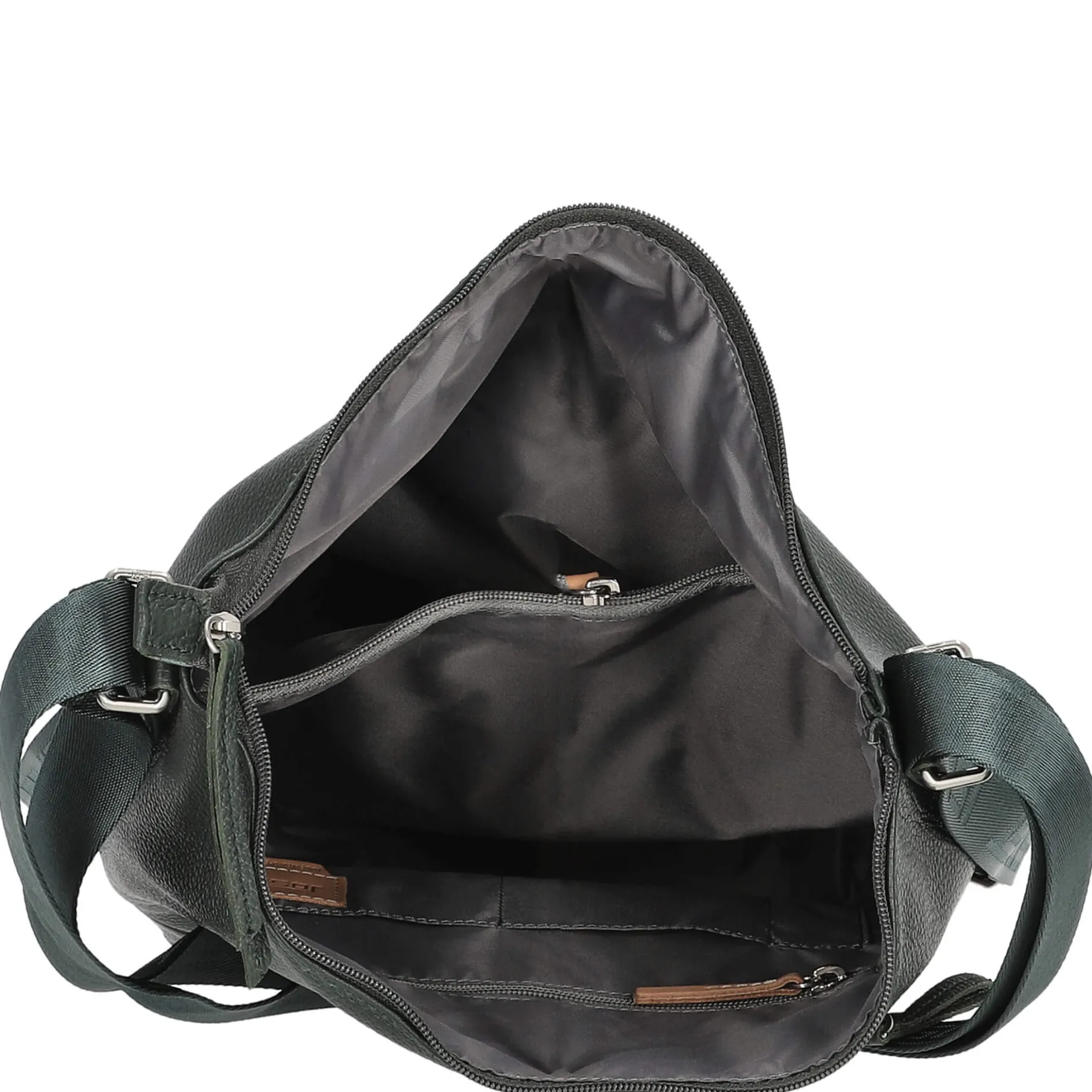 Vika - Schultertasche 33 cm (bottlegreen)
