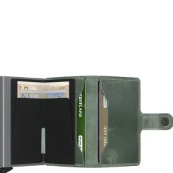 Vintage Miniwallet - Geldbörse RFID 6.5 cm (sage)