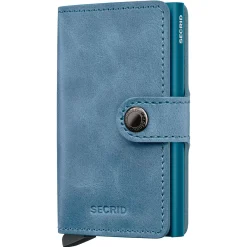 Vintage Miniwallet - Geldbörse RFID 6.5 cm (teal)