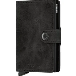 Vintage Miniwallet - Geldbörse RFID 6.5 cm (black)