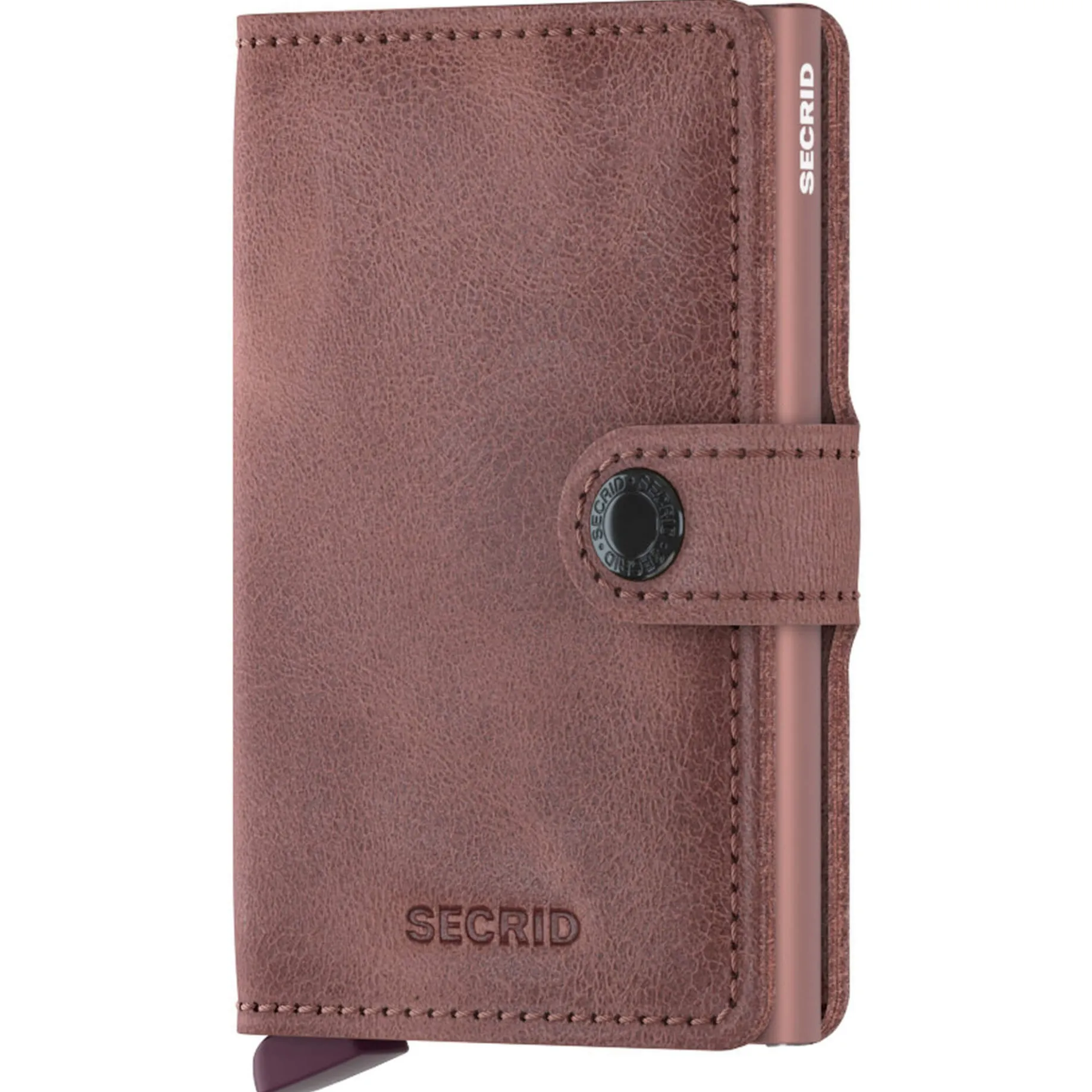 Vintage Miniwallet - Geldbörse RFID 6.5 cm (mauve)