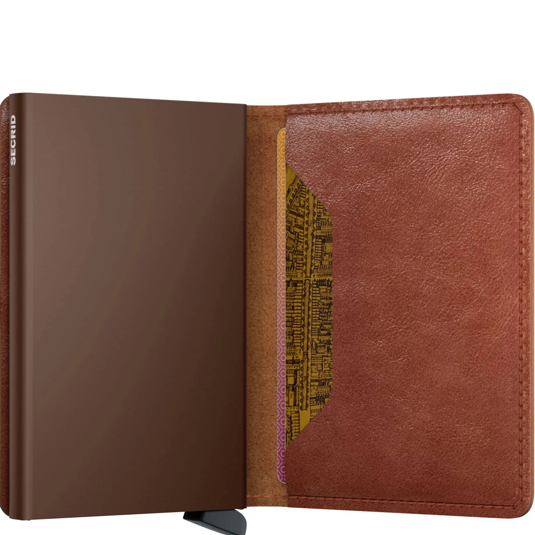 Vintage Slimwallet - Geldbörse RFID 6.8 cm (cognac-brown)