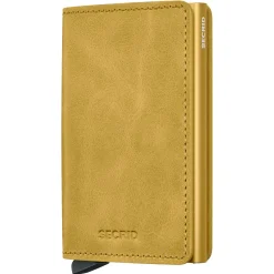 Vintage Slimwallet - Geldbörse RFID 6.8 cm (yellow)