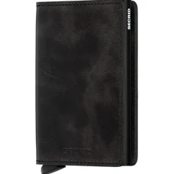 Vintage Slimwallet - Geldbörse RFID 6.8 cm (black)