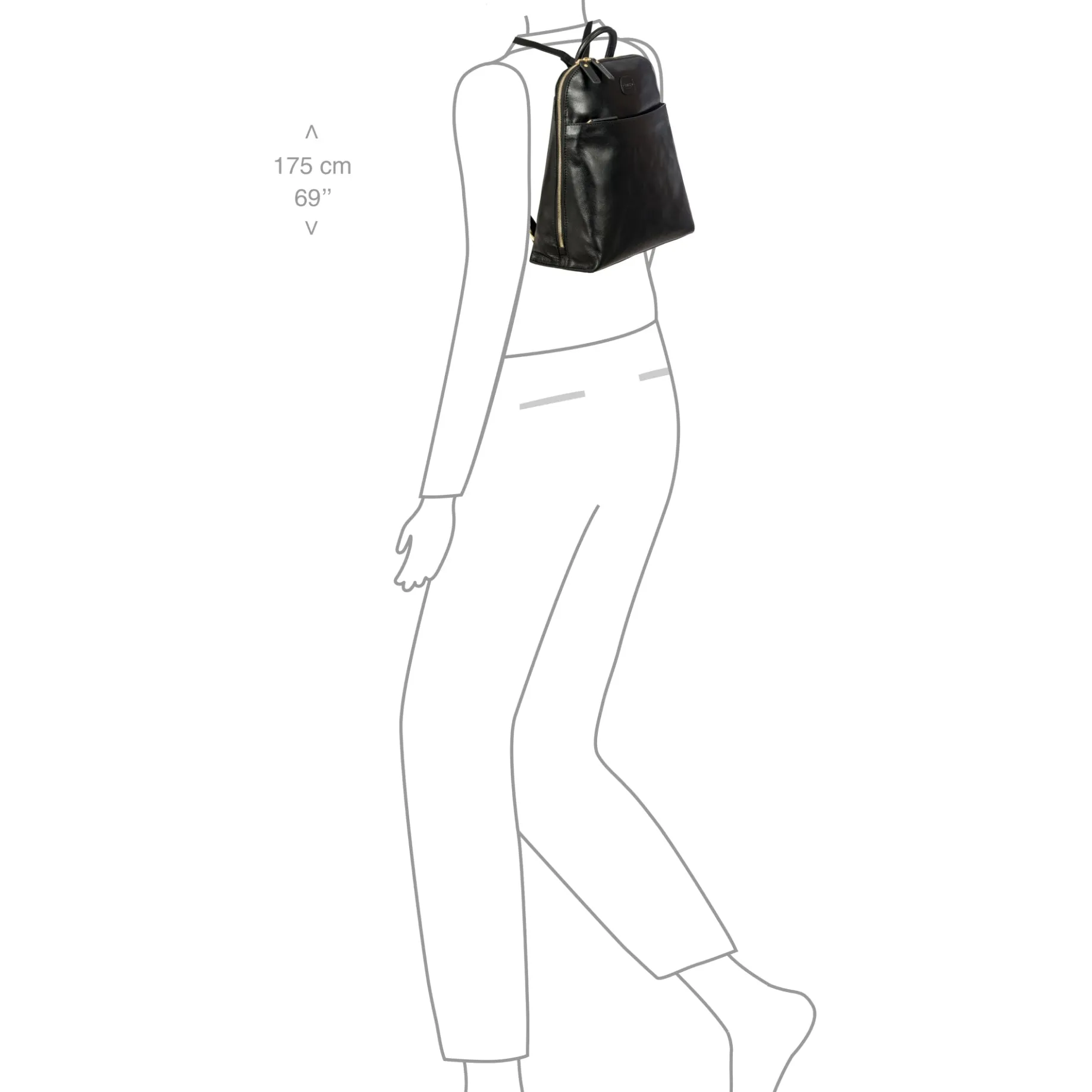 Volterra - Rucksack 33 cm (nero)