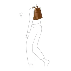 Volterra - Rucksack 33 cm (tobacco)