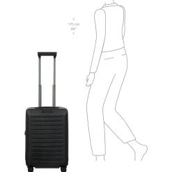Voyager - 4-Rollen-Kabinentrolley S 55 cm (black)