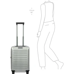 Voyager - 4-Rollen-Kabinentrolley S 55 cm (silver)