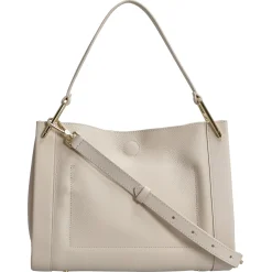 Wallace - Schultertasche 28 cm (lambskin white/laurel green)