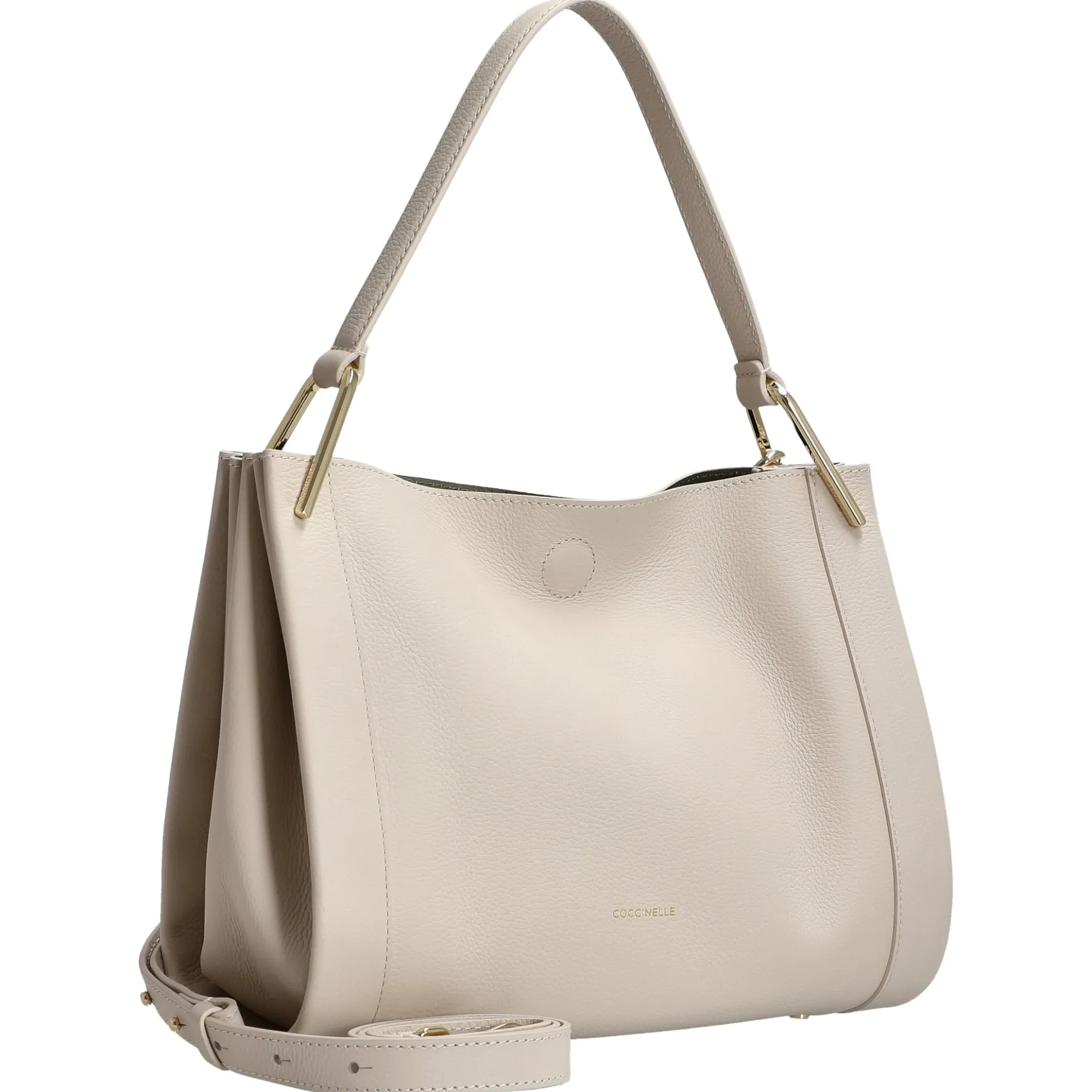 Wallace - Schultertasche 28 cm (lambskin white/laurel green)