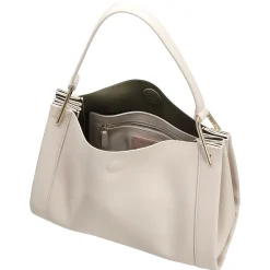 Wallace - Schultertasche 28 cm (lambskin white/laurel green)