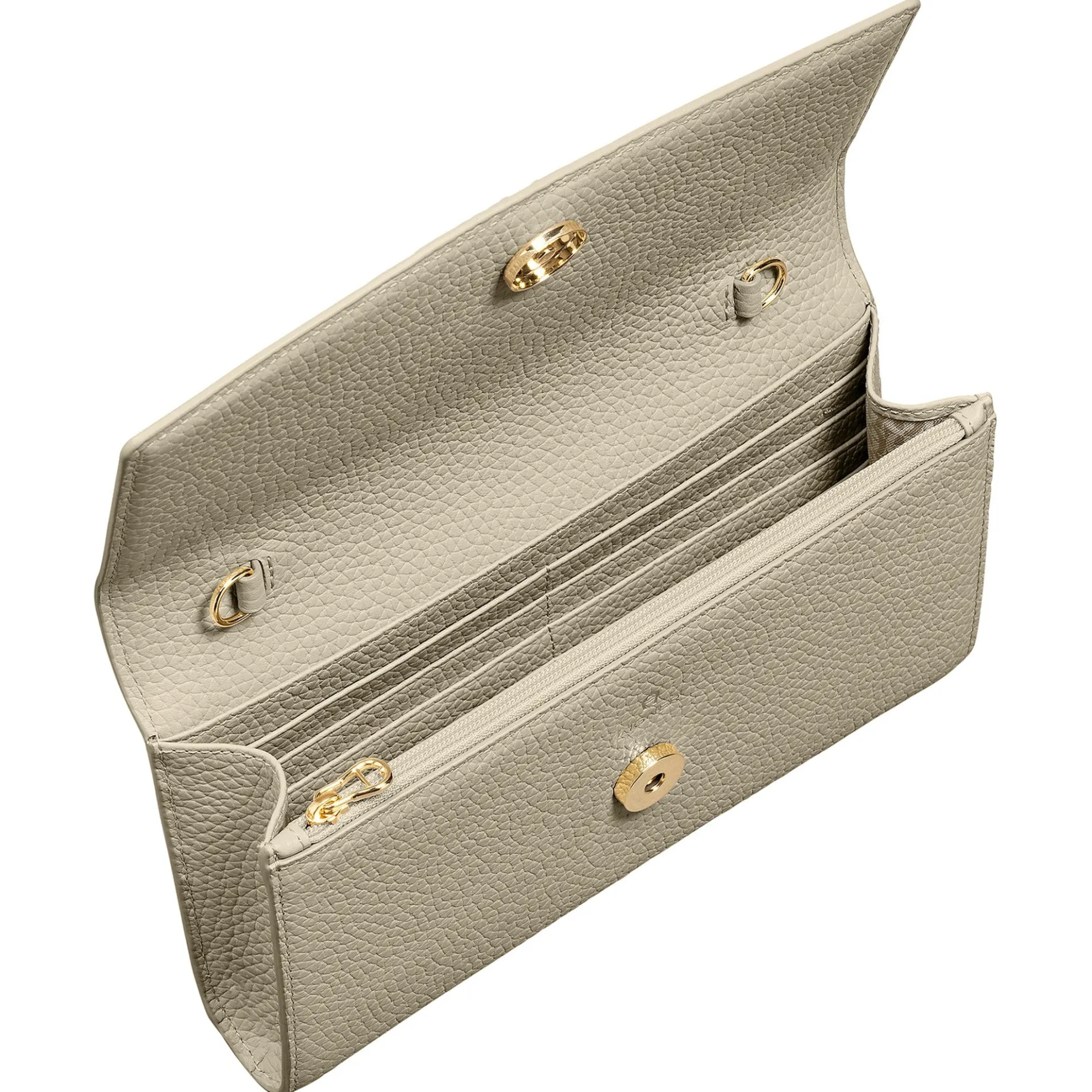 Wallet on Chain - Geldbörse 14cc 21.5 cm RFID (alpaca beige)