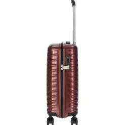 Wave - 4-Rollen Kabinentrolley S 55 cm (rosso scuro)